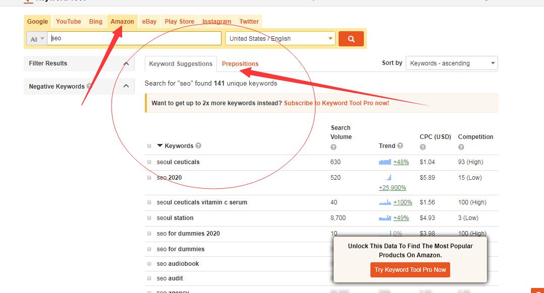 keywordtool.io 正版共享账号 谷歌关键词工具 支持亚马逊和eBay-图片8