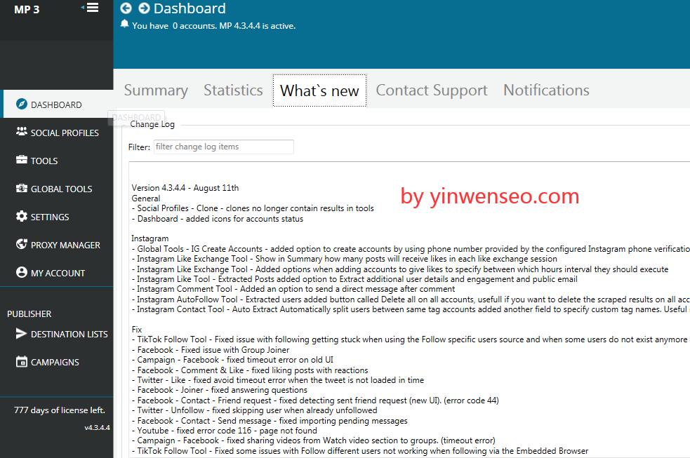 MassPlanner 最新稳定破解版本 独家同步包升级 不掉数据 支持最多500账号