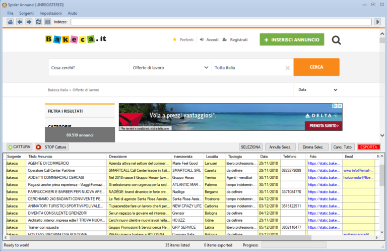 Spider Annunci最新版 广告网站 Kijiji(易趣广告)广告主电话及邮箱提取工具-图片8