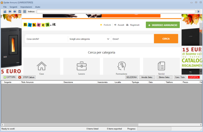 Spider Annunci最新版 广告网站 Kijiji(易趣广告)广告主电话及邮箱提取工具-图片7