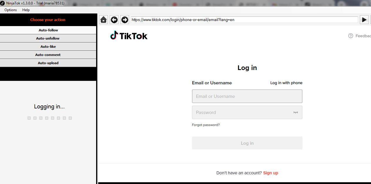 tiktok营销软件NinjaTok 加粉点 赞 中文图文教程-图片3