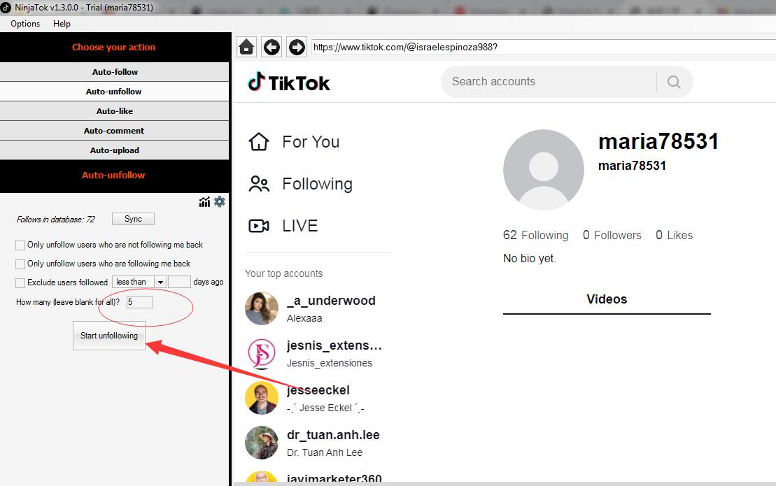 tiktok营销软件NinjaTok 加粉点 赞 中文图文教程-图片11
