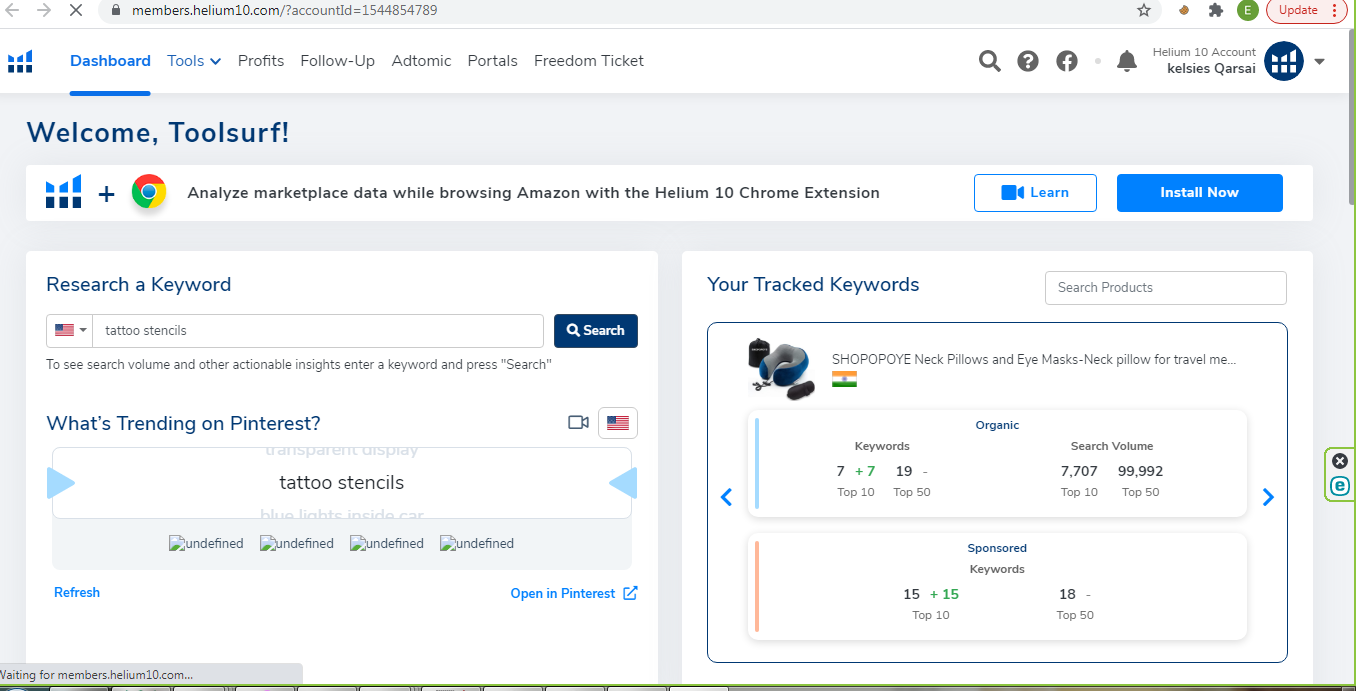 helium10 账号正版团购共享使用 低价包月包年 基于网页使用