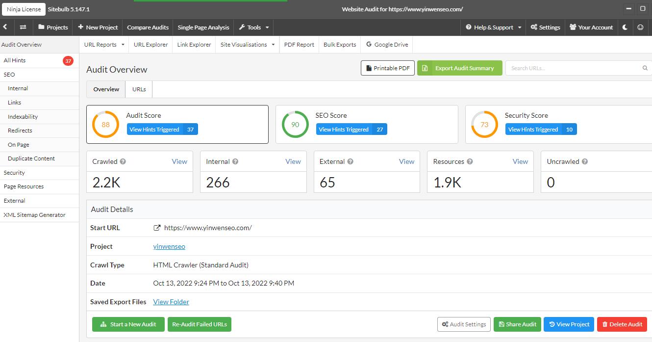 Sitebulb 国外最新网站SEO优化工具 网站审计软件 可生成PDF报告-图片2