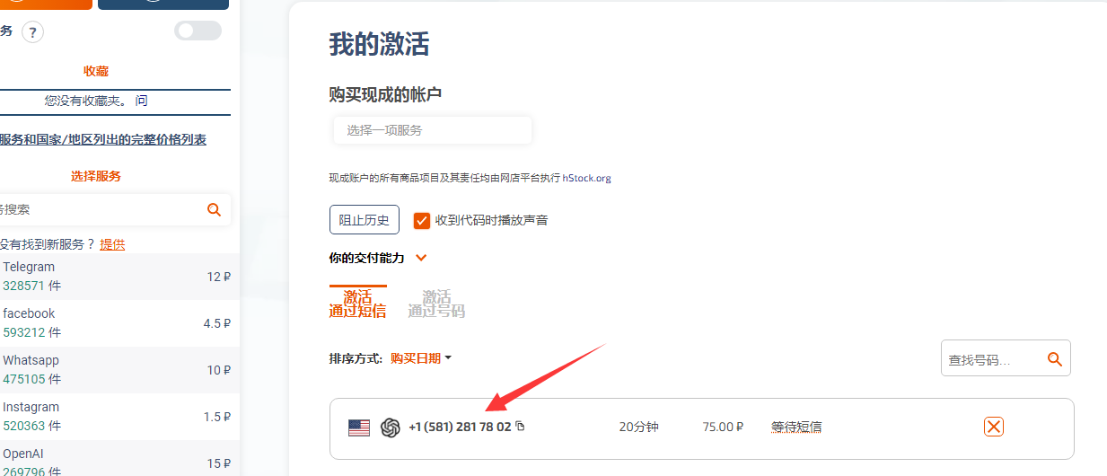 chatgpt注册必备之短信验证服务商sms-activate.org购买充值使用教程-图片9