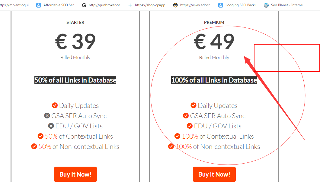 GSA Search Ranker目前最好的的收费外链资源包 SeRocket.com2024收费列表-图片2