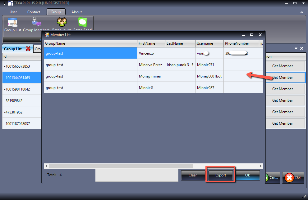 Texapi 电报营销Telegram消息群发软件 批量导出和批量邀请Telegram组成员-图片20