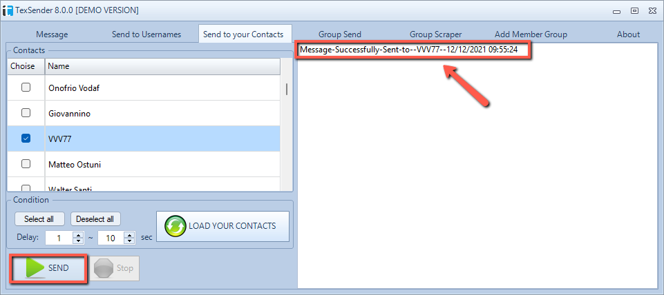 Texsender 最新版 Telegram 纸飞机批量发送消息 群组成员批量导出和邀请-图片13