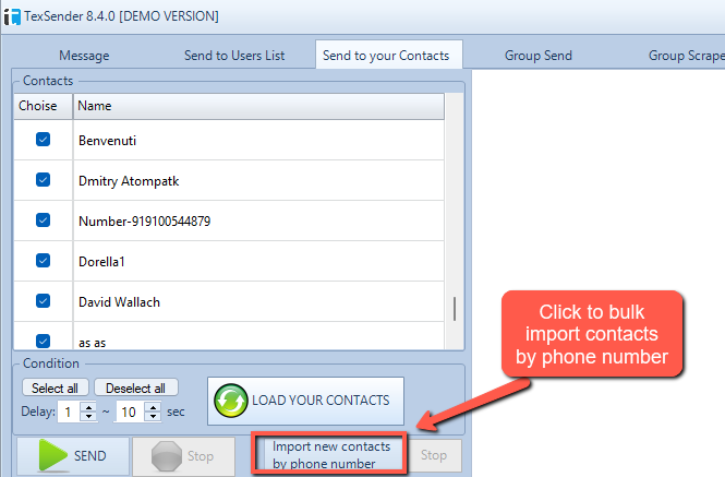 Texsender 最新版 Telegram 纸飞机批量发送消息 群组成员批量导出和邀请-图片14