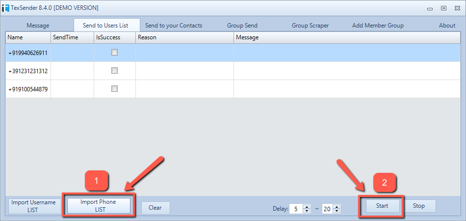 Texsender 最新版 Telegram 纸飞机批量发送消息 群组成员批量导出和邀请-图片9