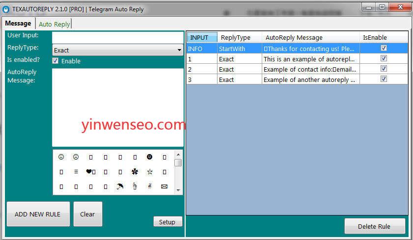 Texautoreply 纸飞机自动回复客户消息 Telegram组和频道自动回复消息-图片1