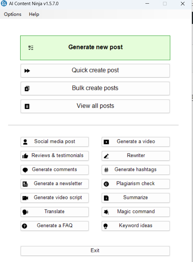 AI Content Ninja-人工智能文章生成器 基于chatgpt4.0的AI文章生成工具