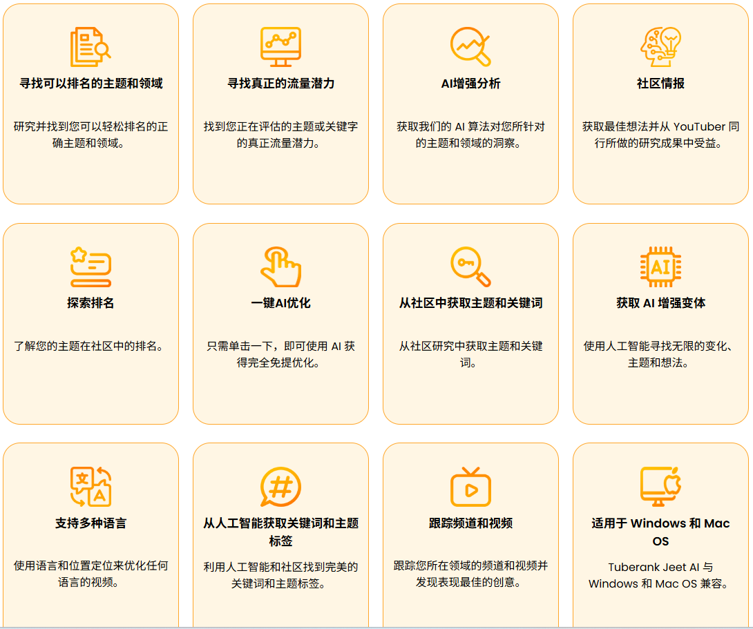Tuberank Jeet 6 最新Youtube优化和排名工具 支持上传视频和AI智能优化-图片3