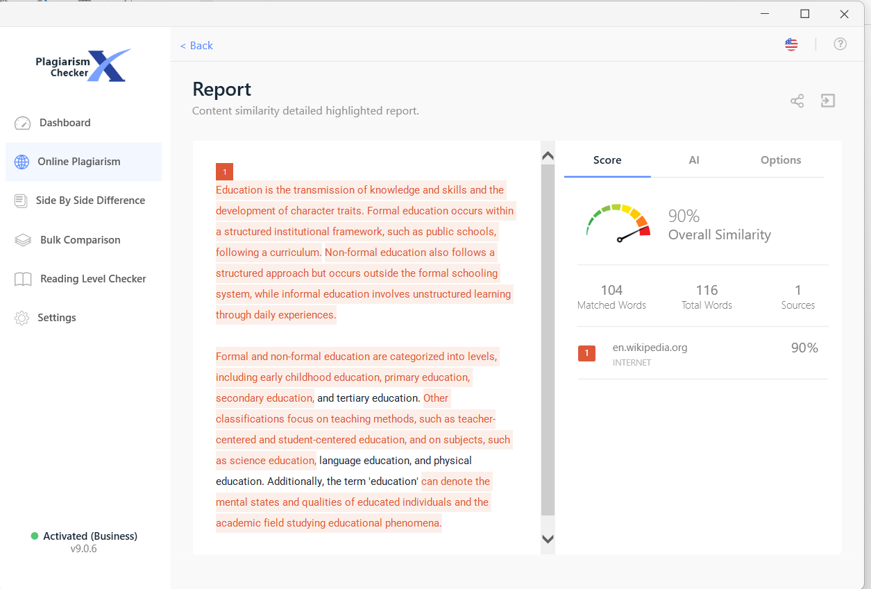 Plagiarism Checker X 文章相似度检查软件 排名第一的抄袭检查工具 论文查重